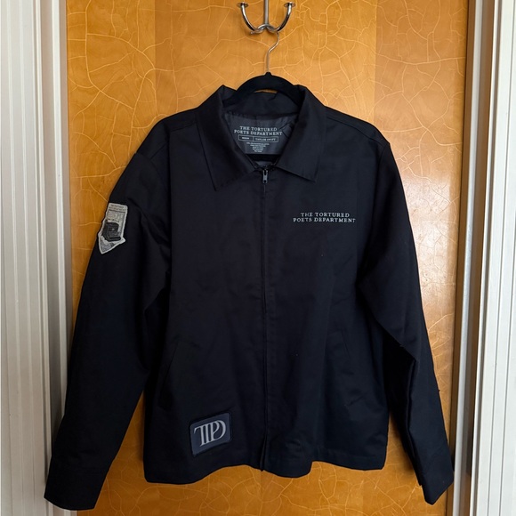 TTPD Taylor Swift Black Embroidered Jacket - Picture 2 of 6
